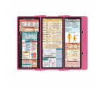 WhiteCoat Clipboard® Trifold - Pink Flight Medic Edition